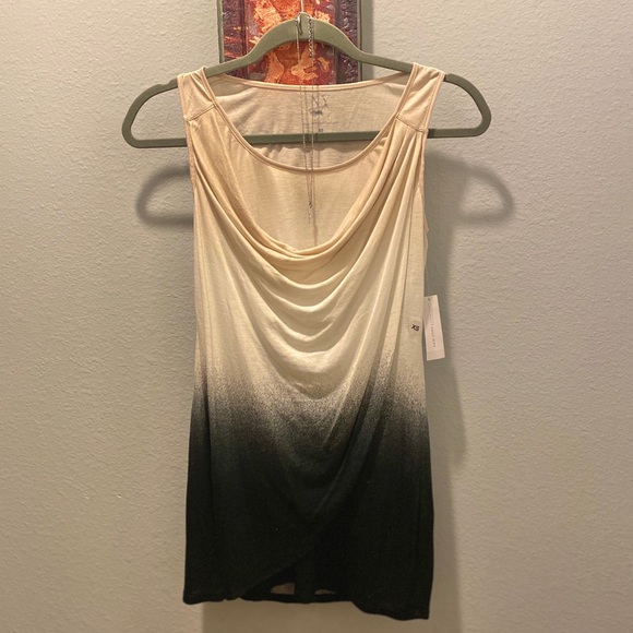 New York & Company Tops - 🚕New York & Co Nude/Black Ombré Cowl Neck Tank